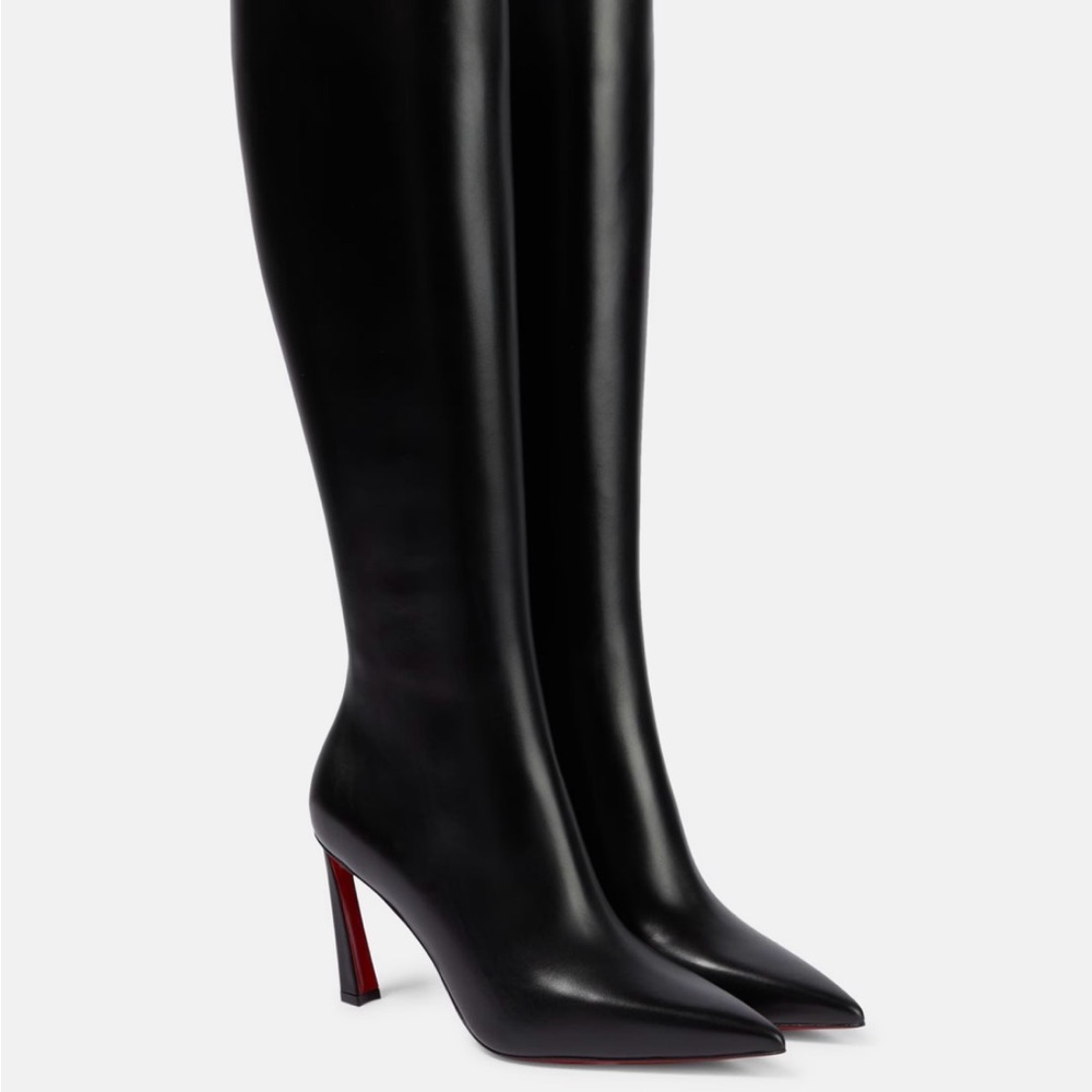 Christian Louboutin New Condora Botta 85mm leather knee-high boots Size 37